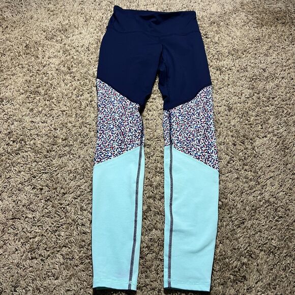 Old Navy Active High-Rise Go-Dry Compression Leggings Small Fitted Workout Pants - Picture 3 of 10